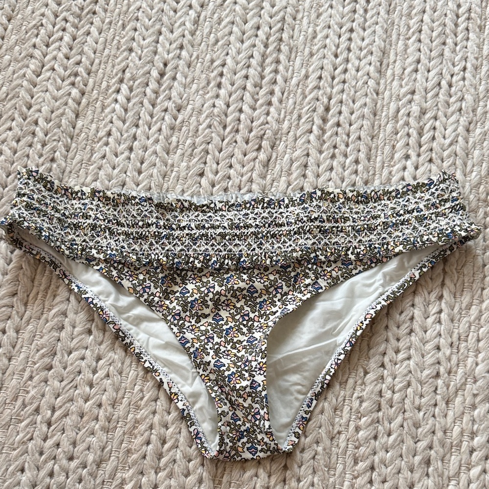 Tory Burch low rise ruched bikini bottom